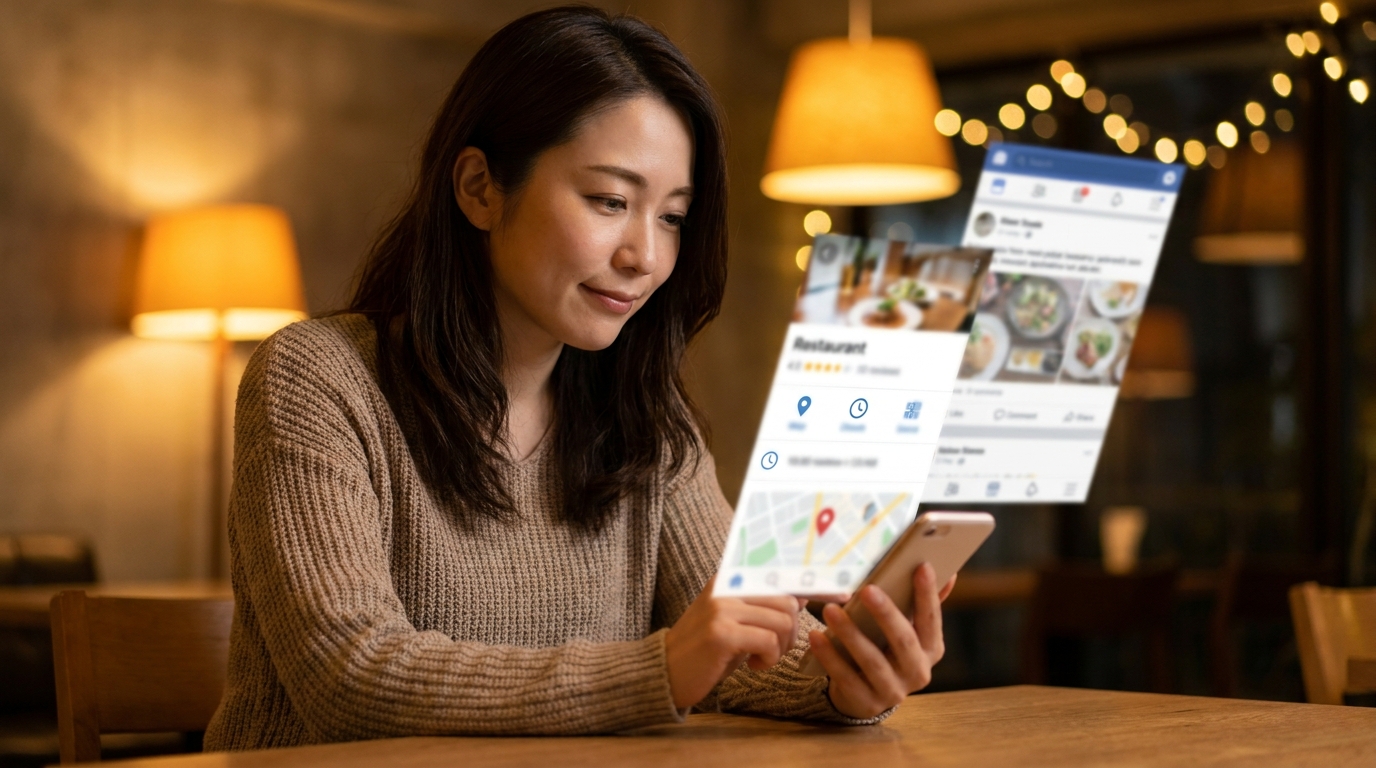 SNSだけでは決まらない。来店前に確認されるホームページの役割